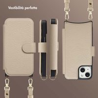 Selencia Cover Riva con MagSafe e cordino Apple iPhone 14 / 13 - Beige