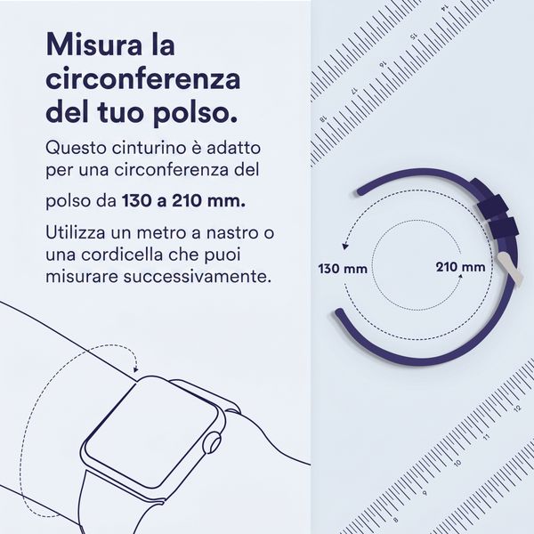 Apple Cinturino Ocean Apple Watch | 44/45/46/49 mm - Anchor Blue / Black Titanium