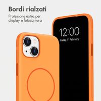 imoshion Cover posteriore Color con Thin MagSafe Ring Apple iPhone 14 / 13 - Arancio