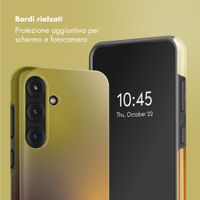 Selencia Cover posteriore Vivid con MagSafe Samsung Galaxy S25 - Gradient Olive Dust