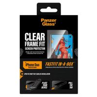 PanzerGlass Vetro temperato privacy Ultra Wide Fit FastFit in-a-box Apple iPhone Duo