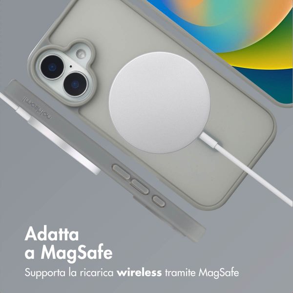 imoshion Cover posteriore Color Guard con MagSafe Apple iPhone 16 - Grigio