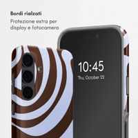 Selencia Cover Posteriore Vivid Samsung Galaxy S24 - Dream Swirl Chocolate