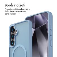 imoshion Cover posteriore Color Guard con MagSafe Samsung Galaxy S24 Plus - Azzurro