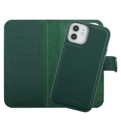 Selencia Libreria rimovibile Olyn con MagSafe Apple iPhone 12 (Pro) - Verde