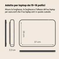 imoshion Custodia per laptop con tasca 15-16 pollici - Candy Pink