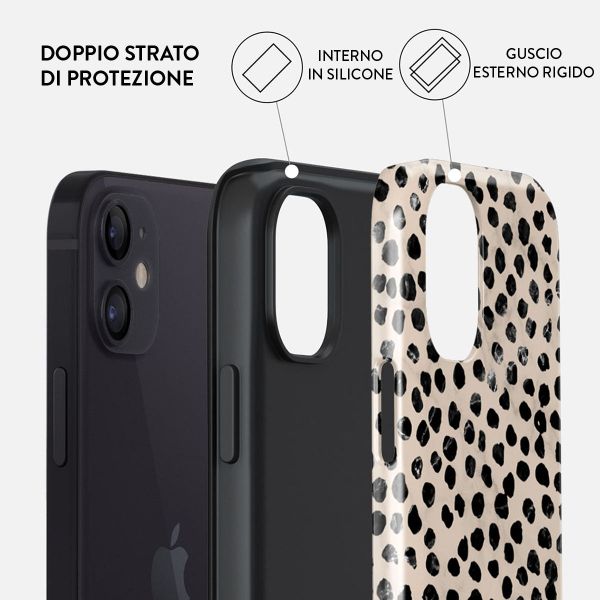 Burga Cover Posteriore Resistente con MagSafe Apple iPhone 12 (Pro) - Almond Latte