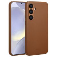 Accezz Cover in Pelle con MagSafe Samsung Galaxy S24 Plus - Sienna Brown
