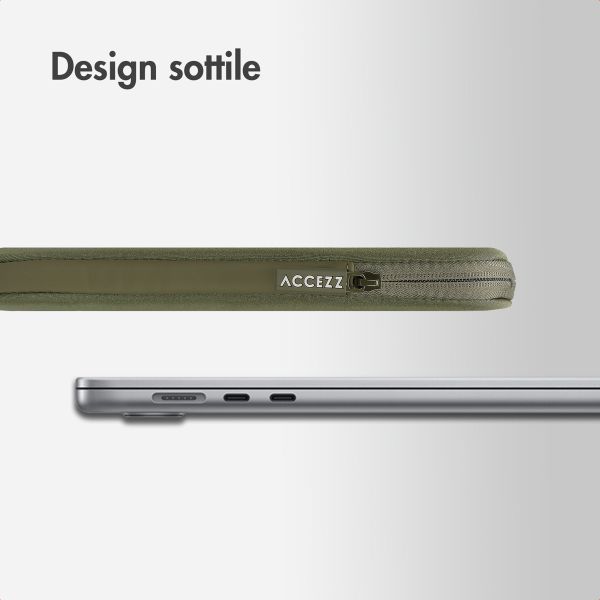 Accezz Cover per laptop 15-16 pollici - Laptopsleeve - Verde
