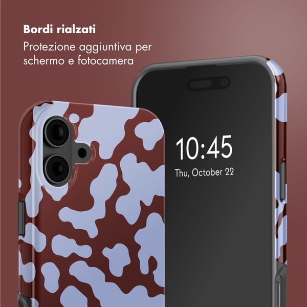 Selencia Cover posteriore Vivid con MagSafe Apple iPhone 16 - Moo'd Lavender Glow