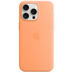 Apple Cover Posteriore in Silicone con MagSafe Apple iPhone 15 Pro Max - Orange Sorbet
