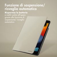Accezz Cover Tablet Classica Apple iPad 9 (2021) 10.2 pollici / iPad 8 (2020) 10.2 pollici / iPad 7 (2019) 10.2 pollici - Greige