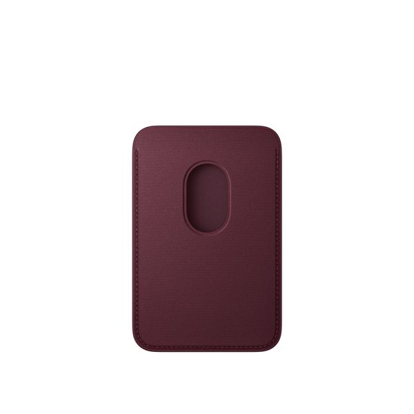 Apple FineWoven Wallet MagSafe con funzione 'Dov'è?' - Burgundy