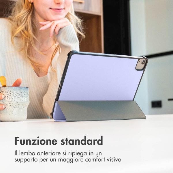imoshion Cover a libro Trifold Samsung Galaxy Tab A9 Plus - Lilla