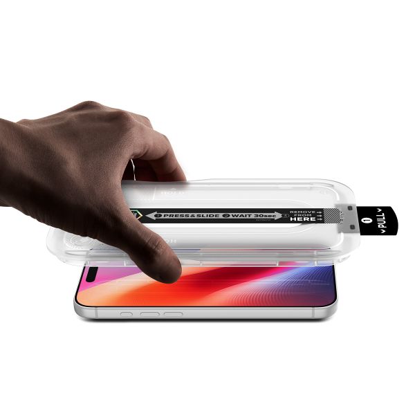 Spigen Vetro temperato privacy GLAStR EZ Fit + Applicatore - confezione da 1 Apple iPhone 18 Pro