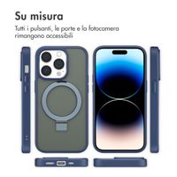 Accezz Cover con anello e supporto con MagSafe Apple iPhone 14 Pro - Blu