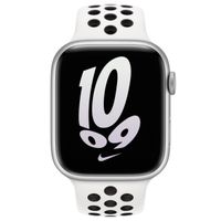 Apple Cinturino Nike Sport Apple Watch Series 1 t/m 11 / SE / Ultra (44/45/46/49 mm) - Taglia S/M/L - Pure Platinum / Black