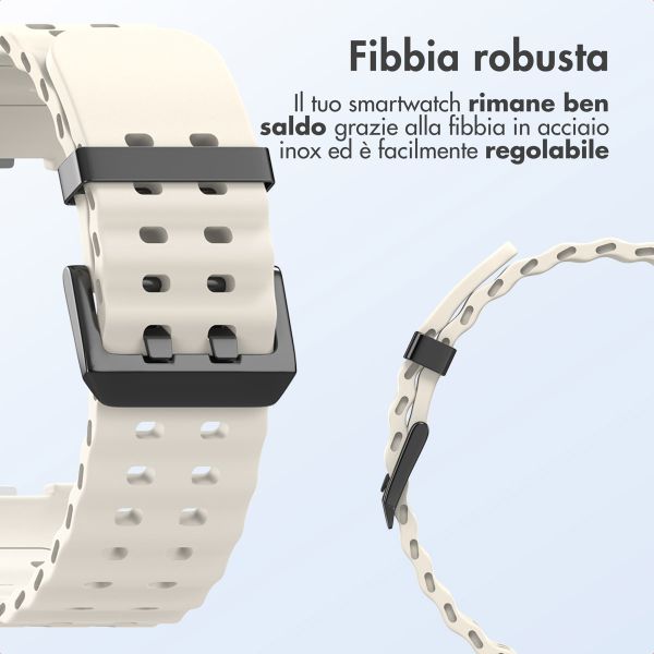 imoshion Cinturino Ocean in silicone Samsung Galaxy Watch 8 (40/44mm) / Classic (46mm) - Luce stellare