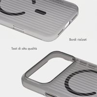 Accezz Cover Lite con MagSafe | Fluted | Apple iPhone 18 Pro / 17 Pro - Nero