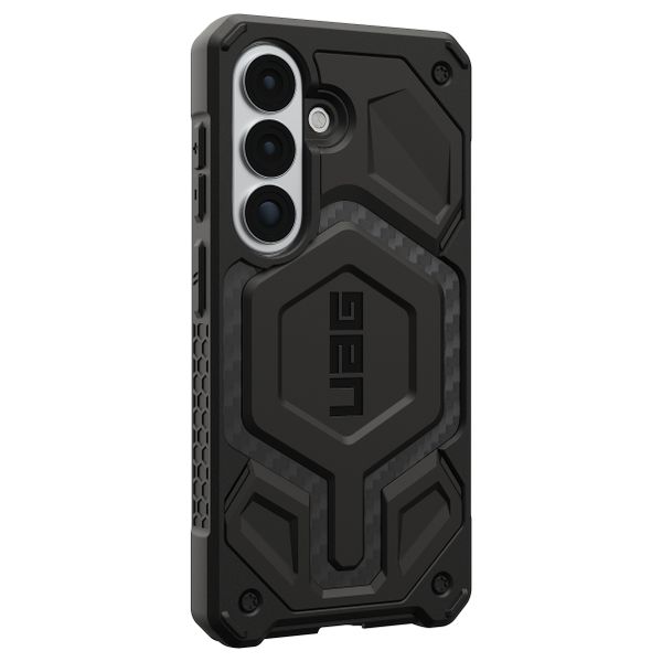 UAG Cover Posteriore Monarch Pro Samsung Galaxy S26 Plus - Carbon Fiber