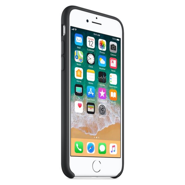 Apple Cover in Silicone Apple iPhone SE (2022 / 2020) / 8 / 7 - Nero