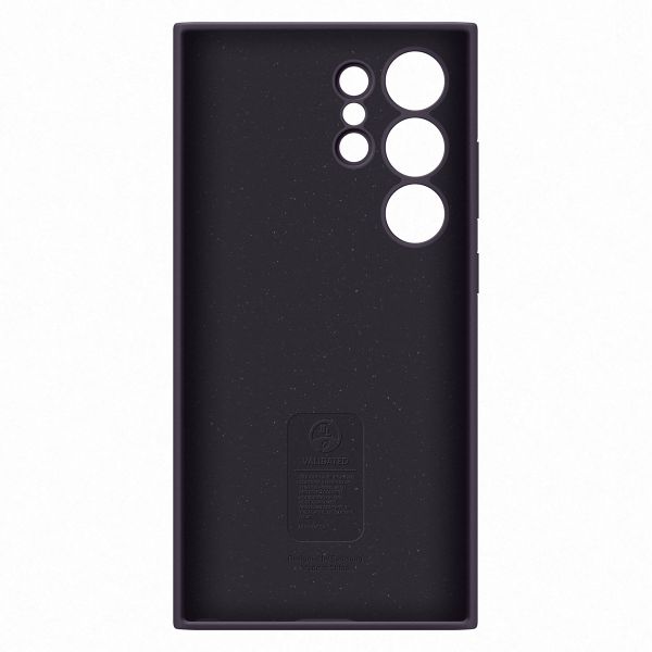 Samsung Cover originale in silicone Samsung Galaxy S24 Ultra - Dark Violet