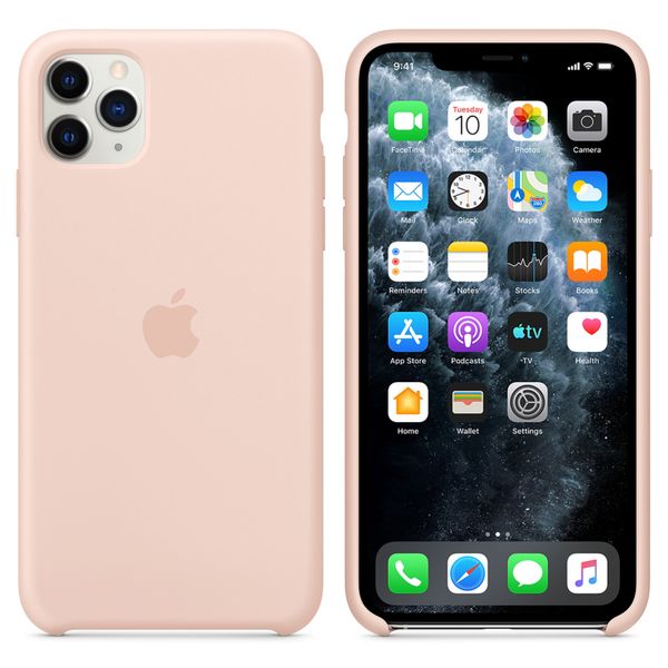 Apple Cover in Silicone Apple iPhone 11 Pro Max - Pink Sand