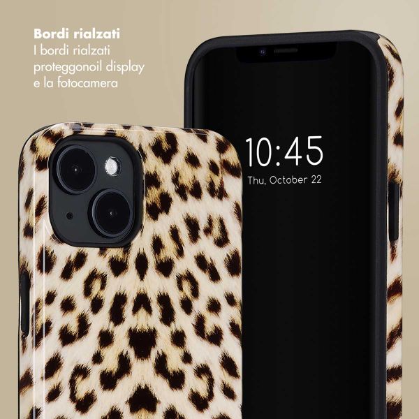 Selencia Cover posteriore Vivid con MagSafe Apple iPhone 14 - Wild Leo
