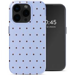 Selencia Cover posteriore Vivid con MagSafe Apple iPhone 15 Pro - Happy Dots Digital Sky