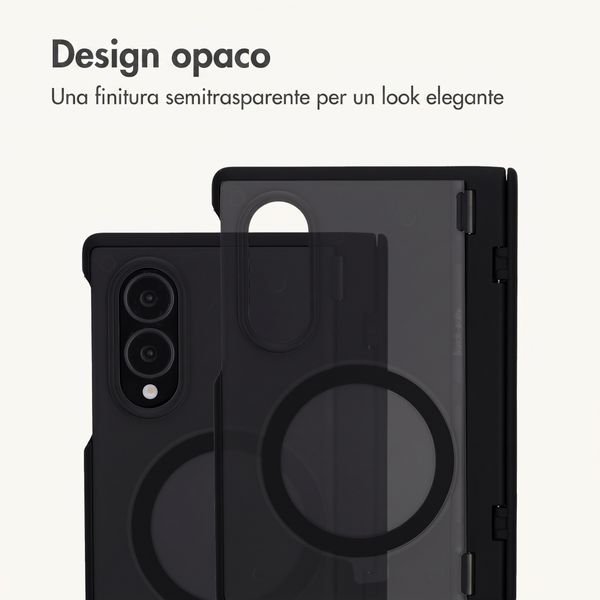 imoshion Frosted Backcover con MagSafe e supporto Samsung Galaxy Z Fold 8 - Nero