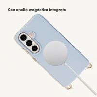Selencia Cover posteriore Rivièra con MagSafe con ganci rimovibili Samsung Galaxy S26 - Powder Blue