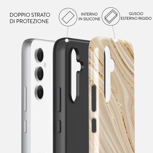 Burga Cover Posteriore Resistente Samsung Galaxy A55 - Full Glam