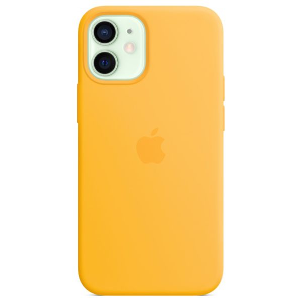 Apple Cover Posteriore in Silicone con MagSafe Apple iPhone 12 Mini - Sunflower