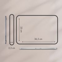 Selencia Cover per laptop in velluto a coste 15-16 pollici - Sleeve per laptop - Soft Blush