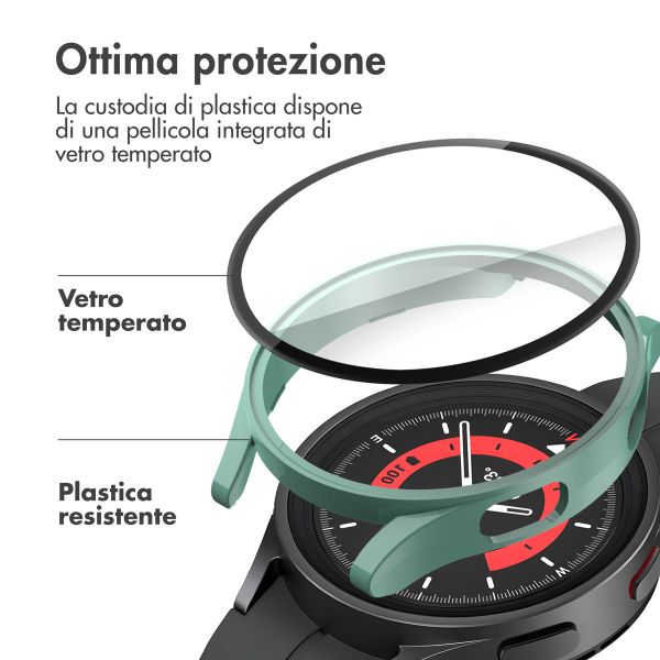 imoshion Cover rigida integrale Samsung Galaxy Watch 4 - 40 mm - Verde scuro