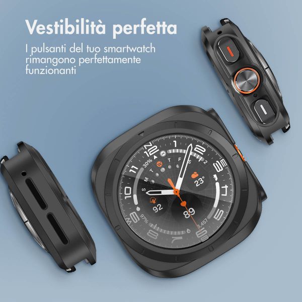 imoshion Cover rigida integrale Samsung Galaxy Watch Ultra (2024/2025) - Nero