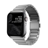 Nomad Cinturino a maglie in titanio Apple Watch | 44/45/46/49 mm - Argento
