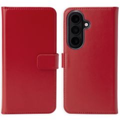 Selencia Cover a libro in vera pelle Samsung Galaxy S26 Plus - Rosso