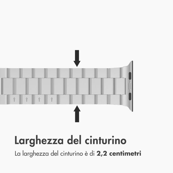 imoshion Cinturino in acciaio Apple Watch | 44/45/46/49 mm - Argento