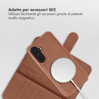 Selencia Libreria rimovibile Olyn con MagSafe Samsung Galaxy A37 (5G) - Marrone