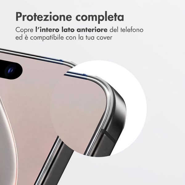 Accezz Protezione schermo in vetro temperato con applicatore - 2-pack Apple iPhone Duo