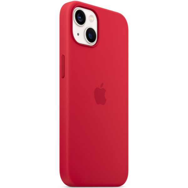 Apple Cover Posteriore in Silicone con MagSafe Apple iPhone 13 - Rosso