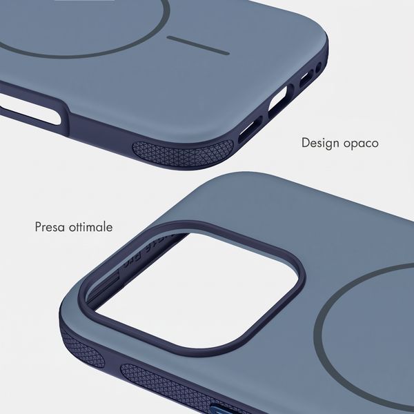 imoshion Cover posteriore Color con Thin MagSafe Ring Apple iPhone 16 Pro - Blu scuro