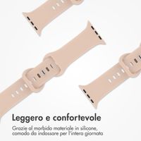 imoshion Cinturino in silicone⁺ Apple Watch | 38/40/41/42 mm - Taglia S/M - Sand Pink