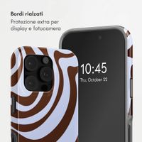 Selencia Cover posteriore Vivid con MagSafe Apple iPhone 16 Pro Max - Dream Swirl Chocolate