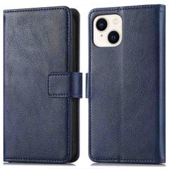 imoshion Cover a libro di Lusso Apple iPhone 14 / 13 - Blu scuro