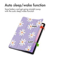 imoshion Cover Trifold Design Samsung Galaxy Tab S11 - Flowers Distance