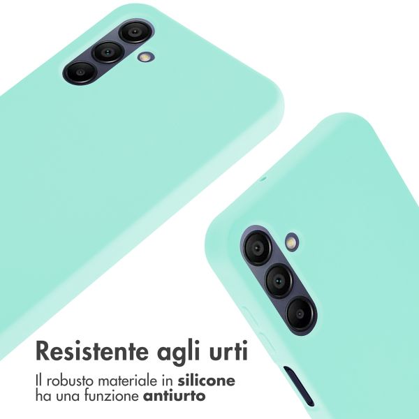 imoshion Cover in Silicone con Cordino Samsung Galaxy A15 (5G/4G) - Menta verde