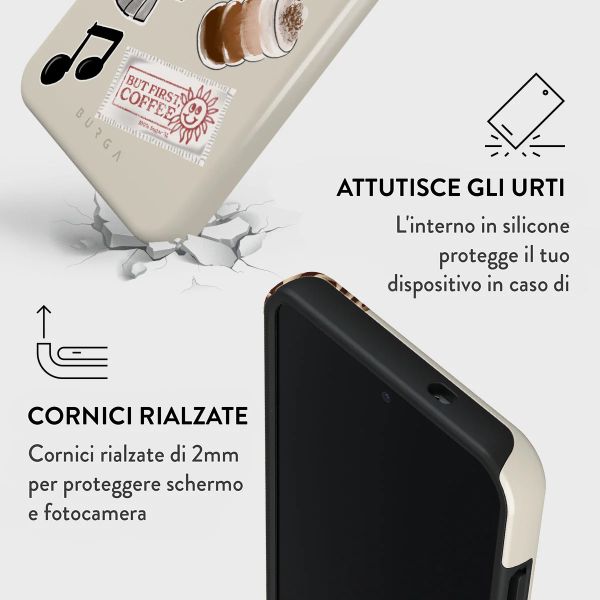 Burga Cover Posteriore Resistente Samsung Galaxy S25 - Oat Milk Please