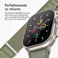 imoshion Cinturino in nylon Alpine Apple Watch | 44/45/46/49 mm - Olive Green